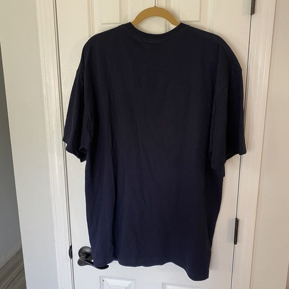 American Idle Homer Simpson Graphic Tee XXL Changes Tag Navy Blue 2003 Rare - Picture 5 of 5